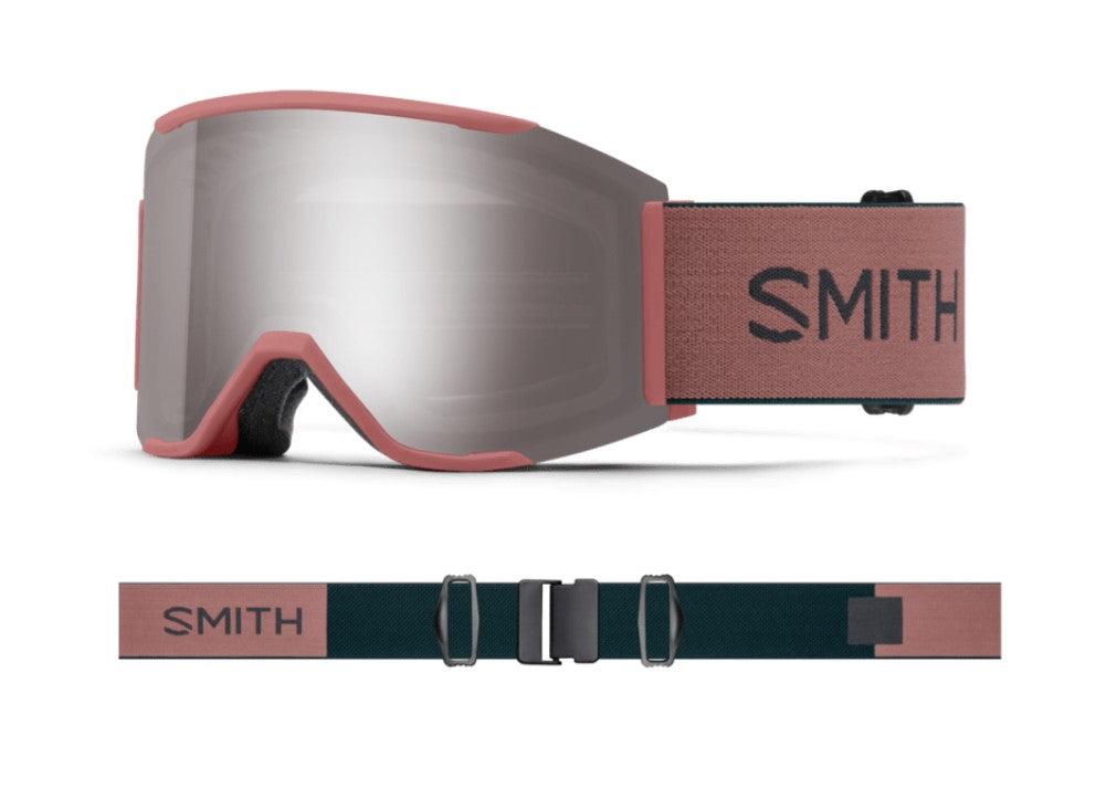 Smith Squad Mag in Chalk Rose Everglade with ChromaPop Sun Platinum Mirror  Lens