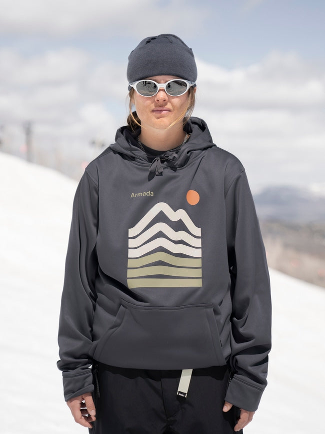 Load image into Gallery viewer, Armada Rollin Rideable Hoodie Anthracite
