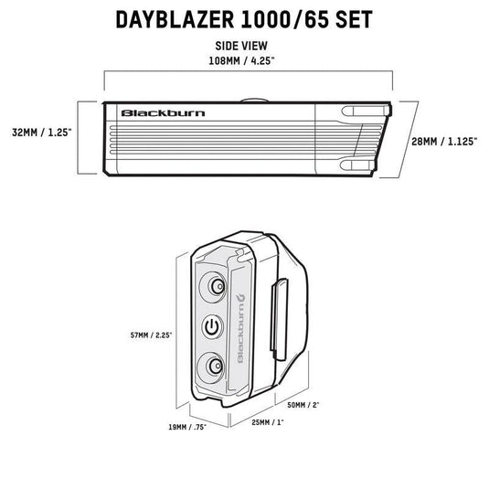 Balckburn Dayblazer 1000FT & 65RR Light Combo - Gear West