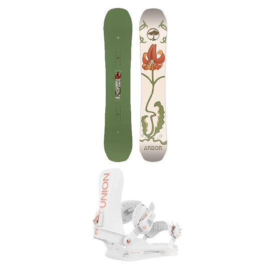 Arbor Women's Swoon Decon Snowboard 2025 + Union Women's Juliet Snowboard Binding 2025