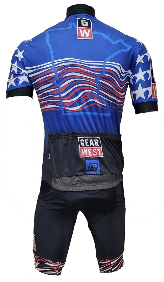 Gear West Men's DNA Cycling Distance Short Sleeve Jersey