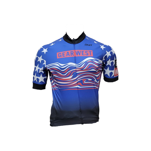 Gear West Men's DNA Cycling Distance Short Sleeve Jersey