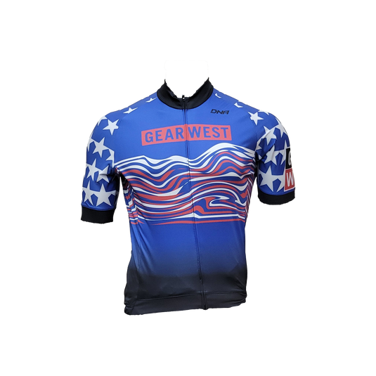 Gear West Men's DNA Cycling Distance Short Sleeve Jersey