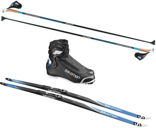 Salomon Beginner Skate Ski Package with Combi Boot - Gear West