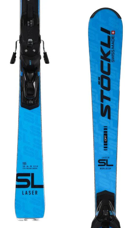 Stockli Laser WRT SL FIS Race Ski w/ D20 Plate & WRT 12 Binding 2025