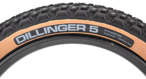 45NRTH Dillinger 5 Tire - 26 x 4.6, Tubeless, Folding, Tan, 60tpi - Gear West