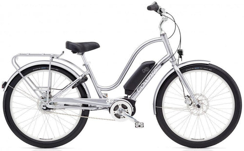 Electra Townie GO! 8I Step Thru - Polished Silver - Gear West