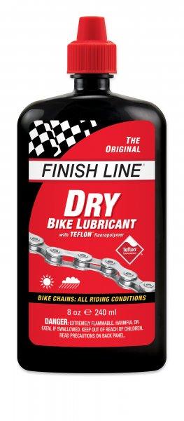 Finish Line Dry Bike Lubricant and Chain Lube with Teflon - 8oz - Gear West