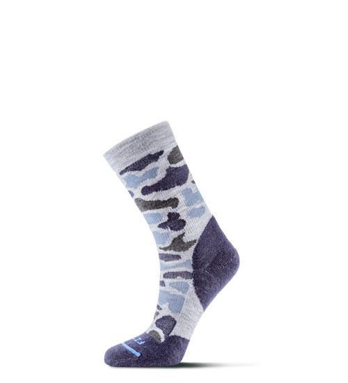 FITS Light Hiker Camo Print Crew Sock - Gear West