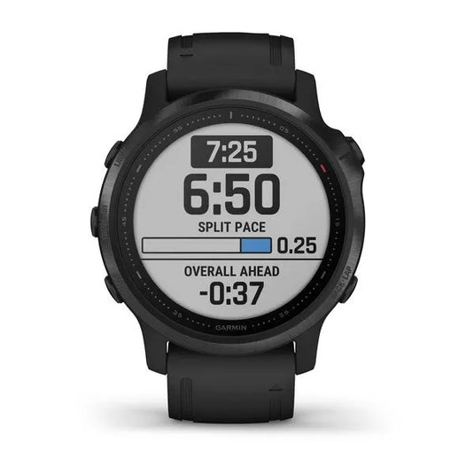 Garmin Fenix 6S Pro Black with Black Band - Gear West