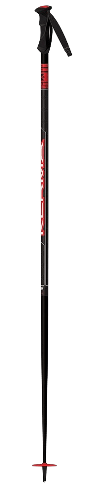 Kerma Vector Ski Pole in Black/Red - Gear West