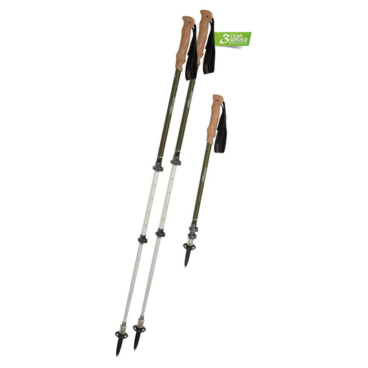 Komperdell Shockmaster Cork Powerlock Trekking Poles - Gear West