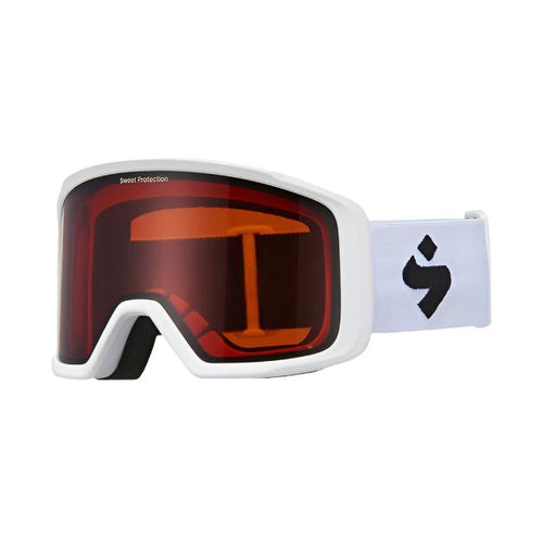 Sweet Protection Firewall Goggle in White with Orange Lens - Gear West