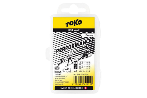 Toko Performance Black Race Wax 40g - Gear West