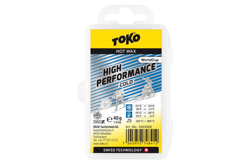 Toko WC High Performance Wax - Cold 40g - Gear West